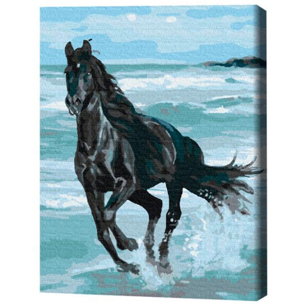 Картина по номерам BrushMe Чёрная лошадь BS29330 50 x 40 см/ Вертикальная photo 3 Картина по номерам BrushMe Чёрная лошадь BS29330 50 x 40 см/ Вертикальная photo 3