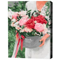 Pictură pe numere BrushMe Flori în dar BS52851FC 50 x 40 cm/ Verticală photo 3