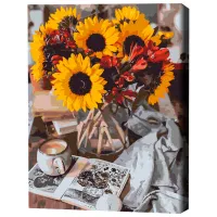Картина по номерам BrushMe Уютный осенний букет BS40230FC 50 x 40 см/ Вертикальная photo 3