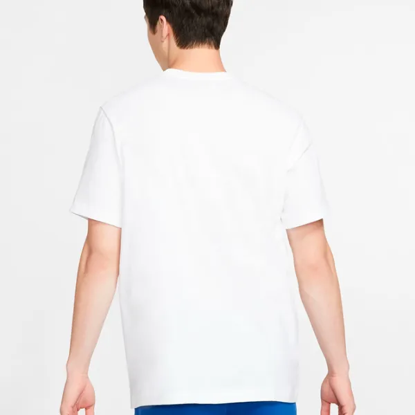 Tricou pentru bărbați Nike Shirt Sportswear "Just Da Lt" Swoosh Tee 50-100% bumbac, 0-50% poliester/ White photo 3