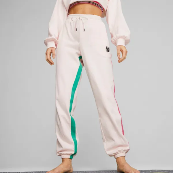 Спортивные брюки для женщин Puma Lemlem Jogger M/ Frosty Pink photo 4 Спортивные брюки для женщин Puma Lemlem Jogger M/ Frosty Pink photo 4