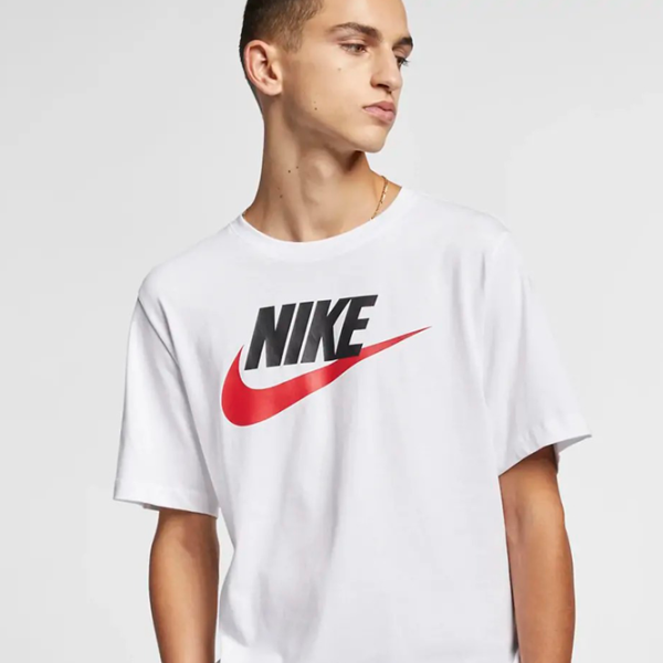Tricou pentru bărbați Nike Shirt Sportswear "Just Do Lt" Tee Icon Futura 100% bumbac/ White photo 2