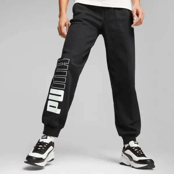 Спортивные брюки для женщин Puma Power Colorblock Sweatpants Fl L/ Черный photo 3 Спортивные брюки для женщин Puma Power Colorblock Sweatpants Fl L/ Черный photo 3