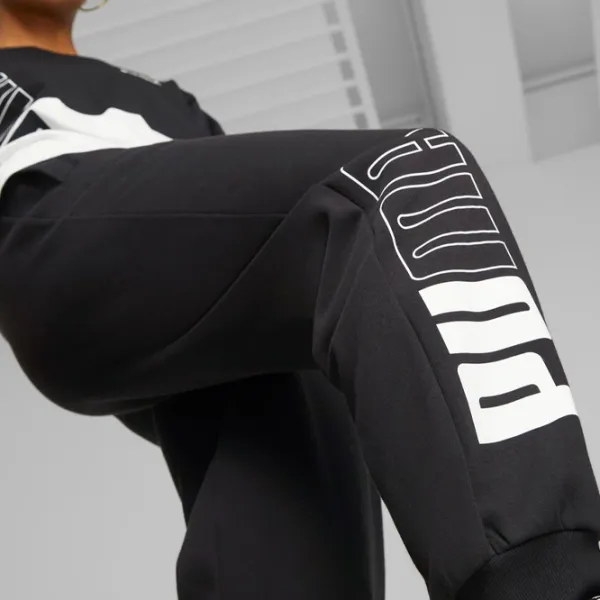 Pantaloni sportivi pentru femei Puma Power Colorblock Sweatpants Fl XL/ Black photo 4 Pantaloni sportivi pentru femei Puma Power Colorblock Sweatpants Fl XL/ Black photo 4