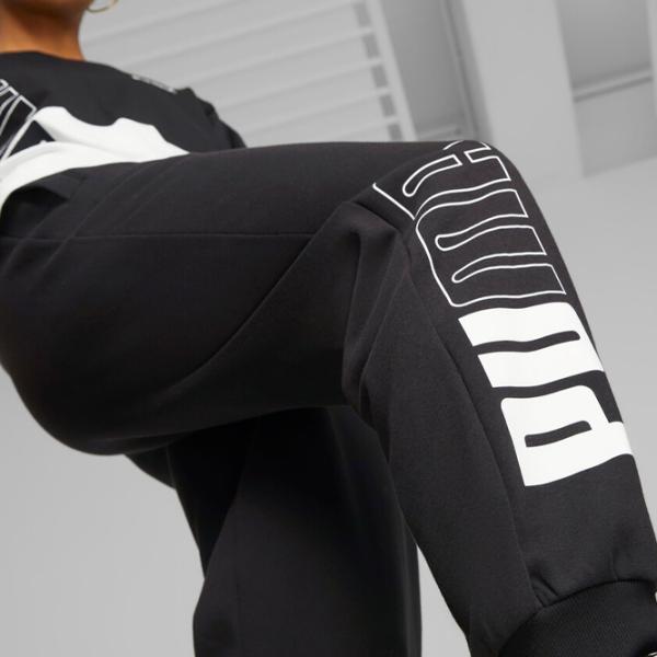 Pantaloni sportivi pentru femei Puma Power Colorblock Sweatpants Fl XL/ Black photo 4 Pantaloni sportivi pentru femei Puma Power Colorblock Sweatpants Fl XL/ Black photo 4