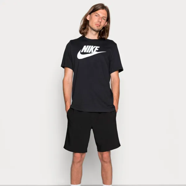 Tricou pentru bărbați Nike Shirt Sportswear "Just Do Lt" Tee Icon Futura 100% bumbac/ Black photo 3