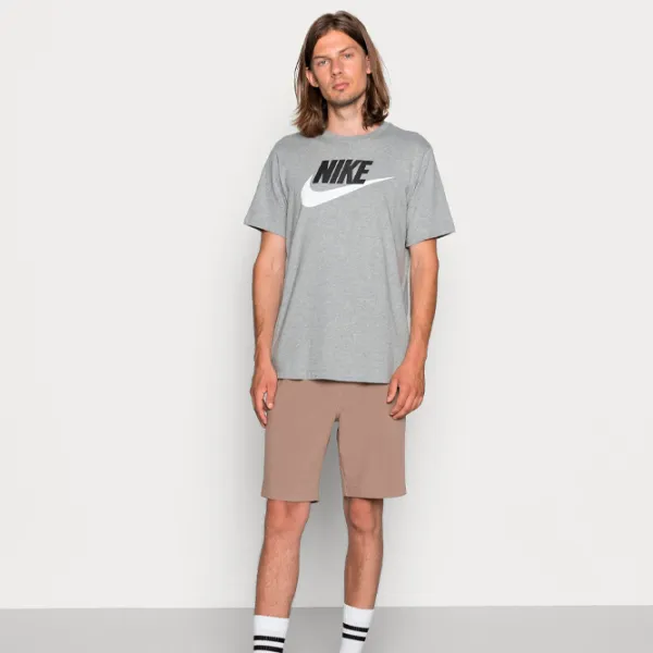 Tricou pentru bărbați Nike Shirt Sportswear "Just Do Lt" Tee Icon Futura 100% bumbac/ Gray photo 3 Tricou pentru bărbați Nike Shirt Sportswear "Just Do Lt" Tee Icon Futura 100% bumbac/ Gray photo 3