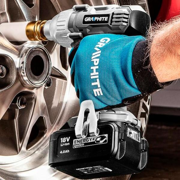 Mașina de înfiletat Graphite 58G018 Acumulator photo 5