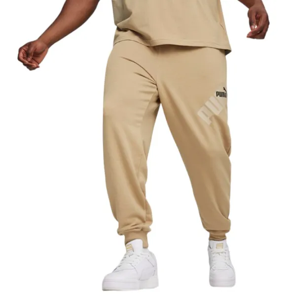 Спортивные брюки для мужчин Puma Power Graphic Sweatpants Tr Cl S/ Prairie Tan photo 4
