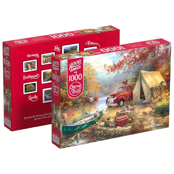 Puzzle Cherry Pazzi Drum bun! 12+/ Numărul de piese: 1000 photo 3