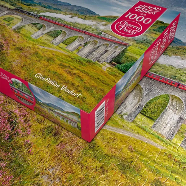 Puzzle Cherry Pazzi Viaducul Glenfinnan 12+/ Numărul de piese: 1000 photo 4