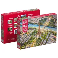 Puzzle Cherry Pazzi Вид на Эйфелеву Башню в Париже 12+/ Количество деталей: 1000 photo 3