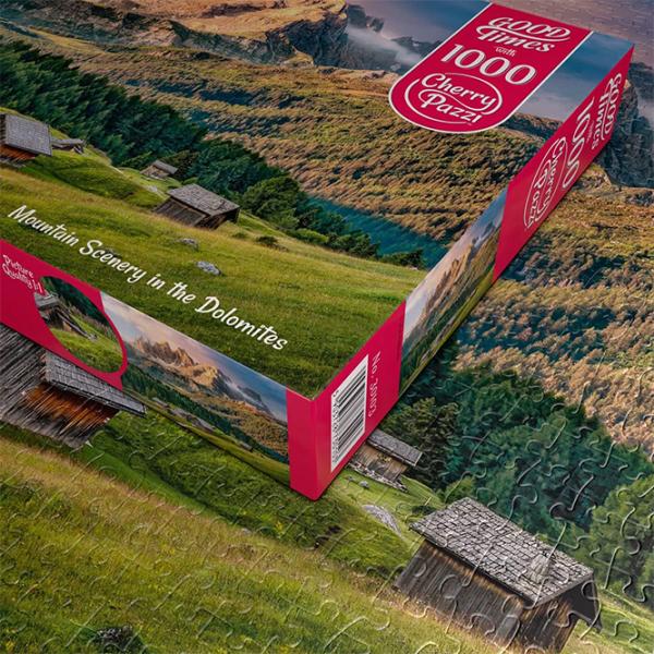 Puzzle Cherry Pazzi Peisaj montan din Dolomiți 12+/ Numărul de piese: 1000 photo 4