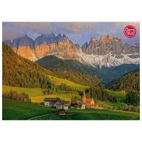 Puzzle Cherry Pazzi Санта-Маддалена, Доломиты 12+/ Количество деталей: 1000 photo 2