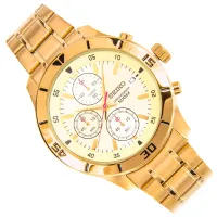 Ceas de mână pentru bărbați Seiko SKS404P1 Cuarț/ 43 mm photo 3