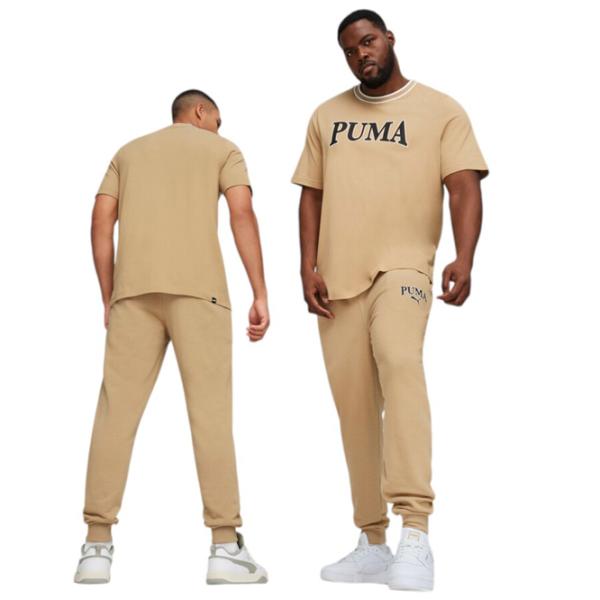 Pantaloni sportivi pentru bărbați Puma Squad Sweatpants Tr Cl Puma S/ Prairie Tan photo 3