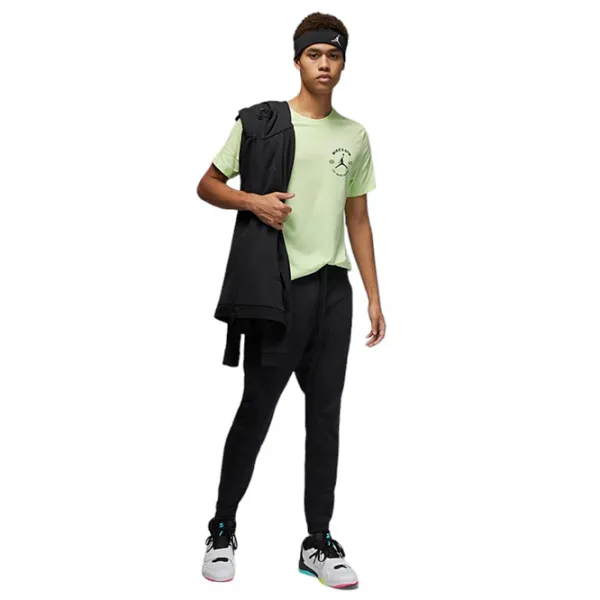 Pantaloni sportivi pentru bărbați Jordan M Jordan Df Sprt Stmt Air Flc Pant S/ Black photo 3 Pantaloni sportivi pentru bărbați Jordan M Jordan Df Sprt Stmt Air Flc Pant S/ Black photo 3