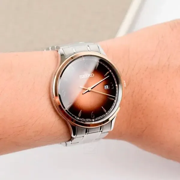 Ceas de mână pentru bărbați Seiko SGEH90P1 Cuarț/ 41 mm photo 5