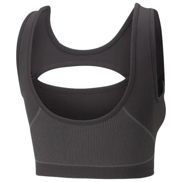 Bustieră pentru femei Puma Formknit Seamless Fashion Bra Gray photo 2
