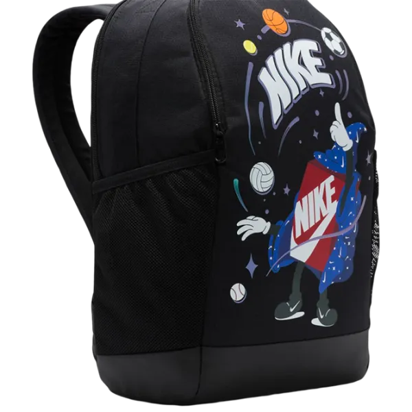 Рюкзак для детей Nike Y Nk Brsla Bkpk  / White Черный / 18л photo 2 Рюкзак для детей Nike Y Nk Brsla Bkpk  / White Черный / 18л photo 2
