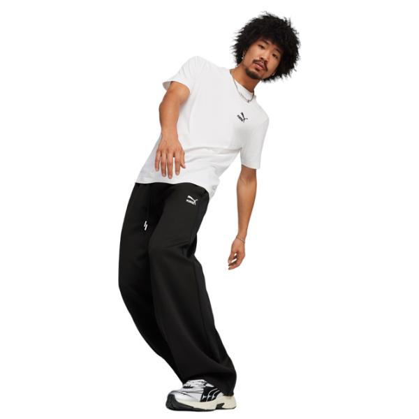 Pantaloni sportivi pentru bărbați Puma T7 Straight Track Pants Dk L/ Black photo 3 Pantaloni sportivi pentru bărbați Puma T7 Straight Track Pants Dk L/ Black photo 3