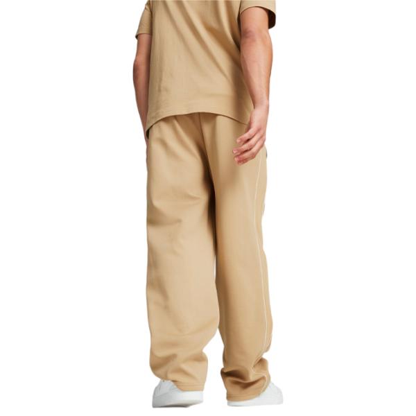 Pantaloni sportivi pentru bărbați Puma T7 Straight Track Pants Dk L/ Prairie Tan photo 6