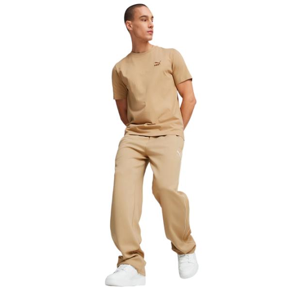 Pantaloni sportivi pentru bărbați Puma T7 Straight Track Pants Dk M/ Prairie Tan photo 5