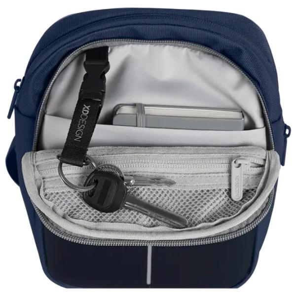 Сумка-органайзер XD-Design Boxy Sling Crossbody Переработанный полиэтилен/ Темно-синий photo 4