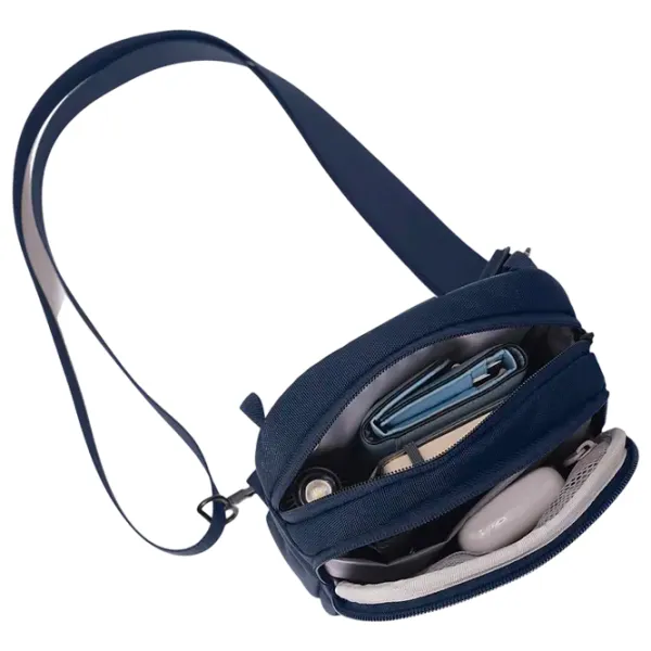 Сумка-органайзер XD-Design Boxy Sling Crossbody Переработанный полиэтилен/ Темно-синий photo 5