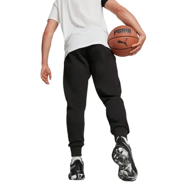 Pantaloni sportivi pentru bărbați Puma Graphic Booster Sweat L/ Black photo 3