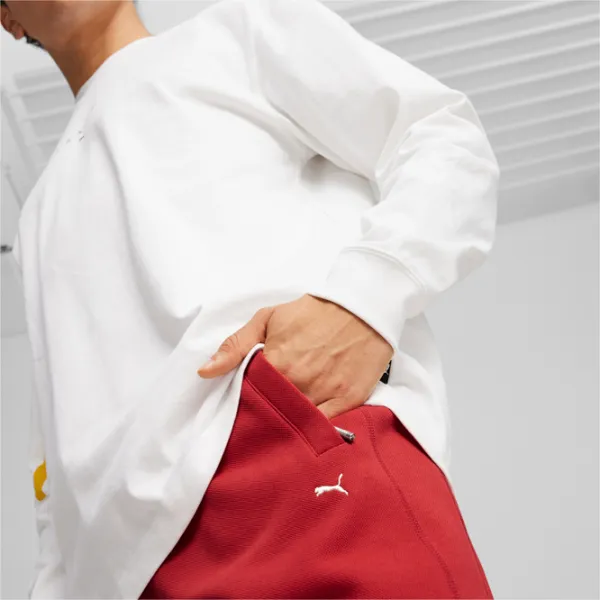 Pantaloni sportivi pentru bărbați Puma Mmq T7 Track Pants Club M/ Red photo 5