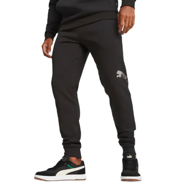 Pantaloni sportivi pentru bărbați Puma Ess+ Logo Lab Holiday Sweatpants Fl Cl S/ Black photo 5