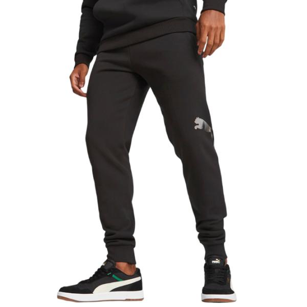 Pantaloni sportivi pentru bărbați Puma Ess+ Logo Lab Holiday Sweatpants Fl Cl S/ Black photo 5