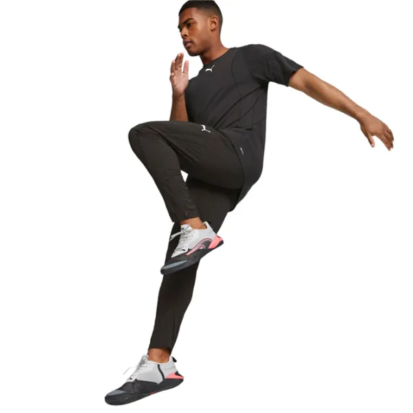 Pantaloni sportivi pentru bărbați Puma Fit Woven Tapered Pant S/ Black photo 3