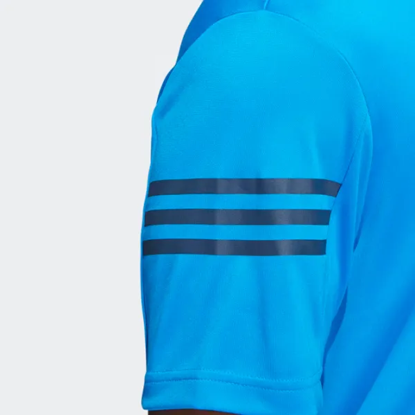 Tricou polo pentru bărbați Adidas 3 Stripes Slv Polo Blue photo 5