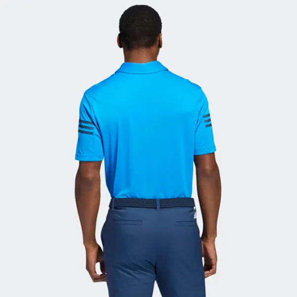 Tricou polo pentru bărbați Adidas 3 Stripes Slv Polo Blue photo 3 Tricou polo pentru bărbați Adidas 3 Stripes Slv Polo Blue photo 3