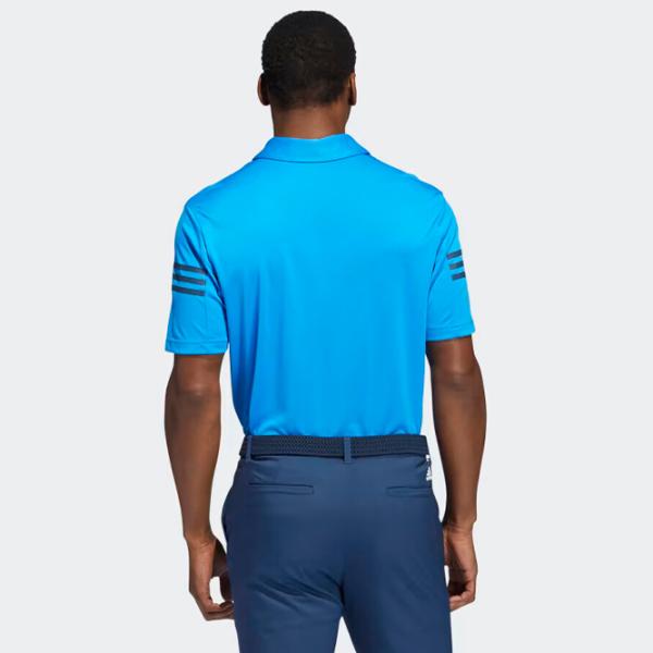 Tricou polo pentru bărbați Adidas 3 Stripes Slv Polo Blue photo 3 Tricou polo pentru bărbați Adidas 3 Stripes Slv Polo Blue photo 3