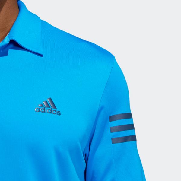 Tricou polo pentru bărbați Adidas 3 Stripes Slv Polo Blue photo 4 Tricou polo pentru bărbați Adidas 3 Stripes Slv Polo Blue photo 4