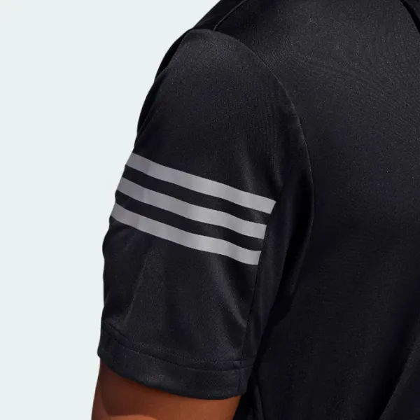 Tricou polo pentru bărbați Adidas 3 Stripes Slv Polo Black photo 5 Tricou polo pentru bărbați Adidas 3 Stripes Slv Polo Black photo 5