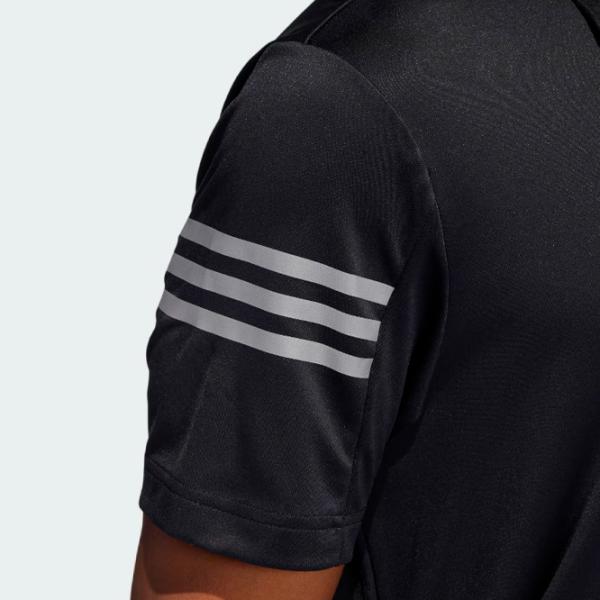 Tricou polo pentru bărbați Adidas 3 Stripes Slv Polo Black photo 5 Tricou polo pentru bărbați Adidas 3 Stripes Slv Polo Black photo 5