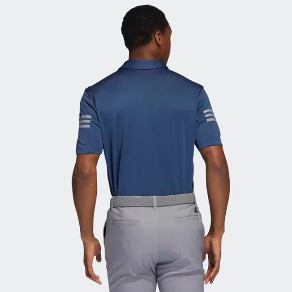Tricou polo pentru bărbați Adidas 3 Stripes Slv Polo Navy photo 4