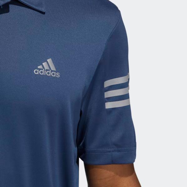 Tricou polo pentru bărbați Adidas 3 Stripes Slv Polo Navy photo 6