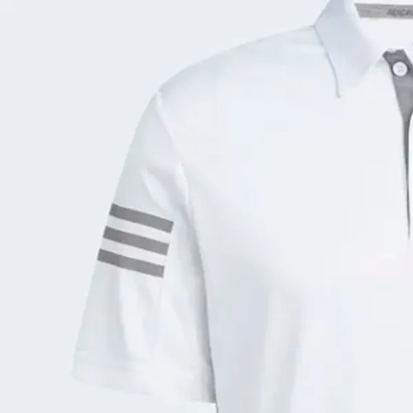 Футболка поло для мужчин Adidas 3 Stripes Slv Polo Белый photo 5
