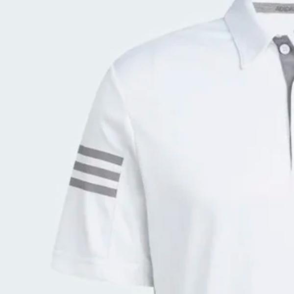 Футболка поло для мужчин Adidas 3 Stripes Slv Polo Белый photo 5