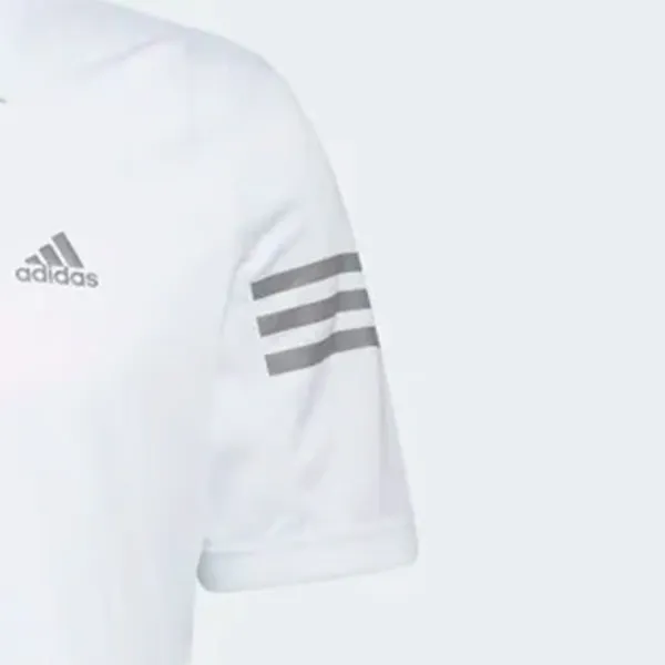 Футболка поло для мужчин Adidas 3 Stripes Slv Polo Белый photo 6