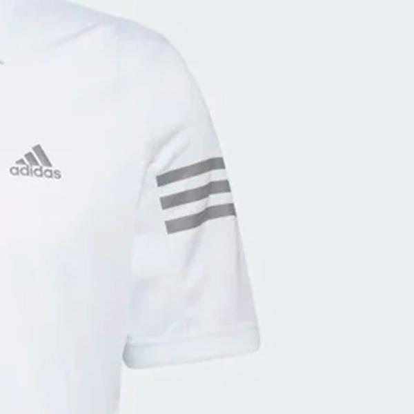 Футболка поло для мужчин Adidas 3 Stripes Slv Polo Белый photo 6