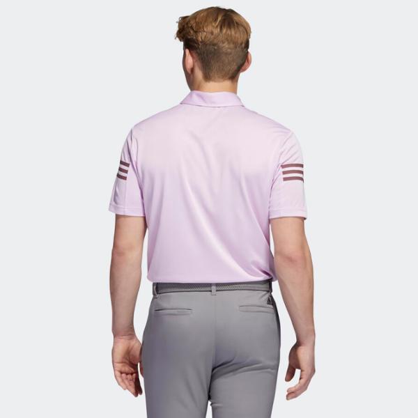 Tricou polo pentru bărbați Adidas 3 Stripes Slv Polo Purple photo 4