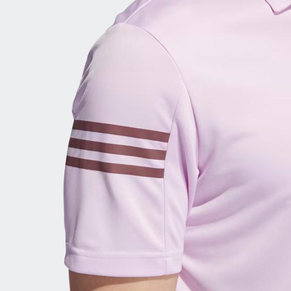 Tricou polo pentru bărbați Adidas 3 Stripes Slv Polo Purple photo 5