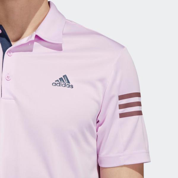 Tricou polo pentru bărbați Adidas 3 Stripes Slv Polo Purple photo 6