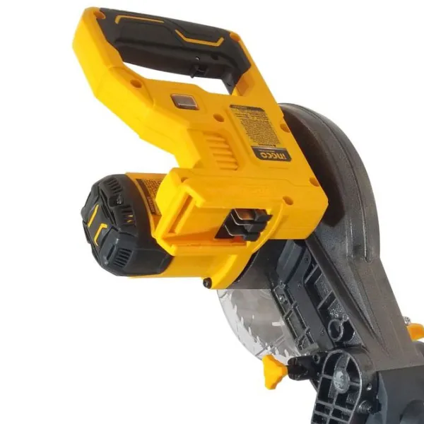 Fierăstrău pentru tăieri înclinate INGCO CMS2001 210 mm/ Yellow photo 5